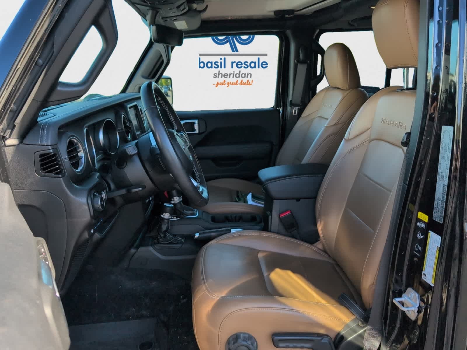 Used 2023 Black Clearcoat Jeep Sahara image 14