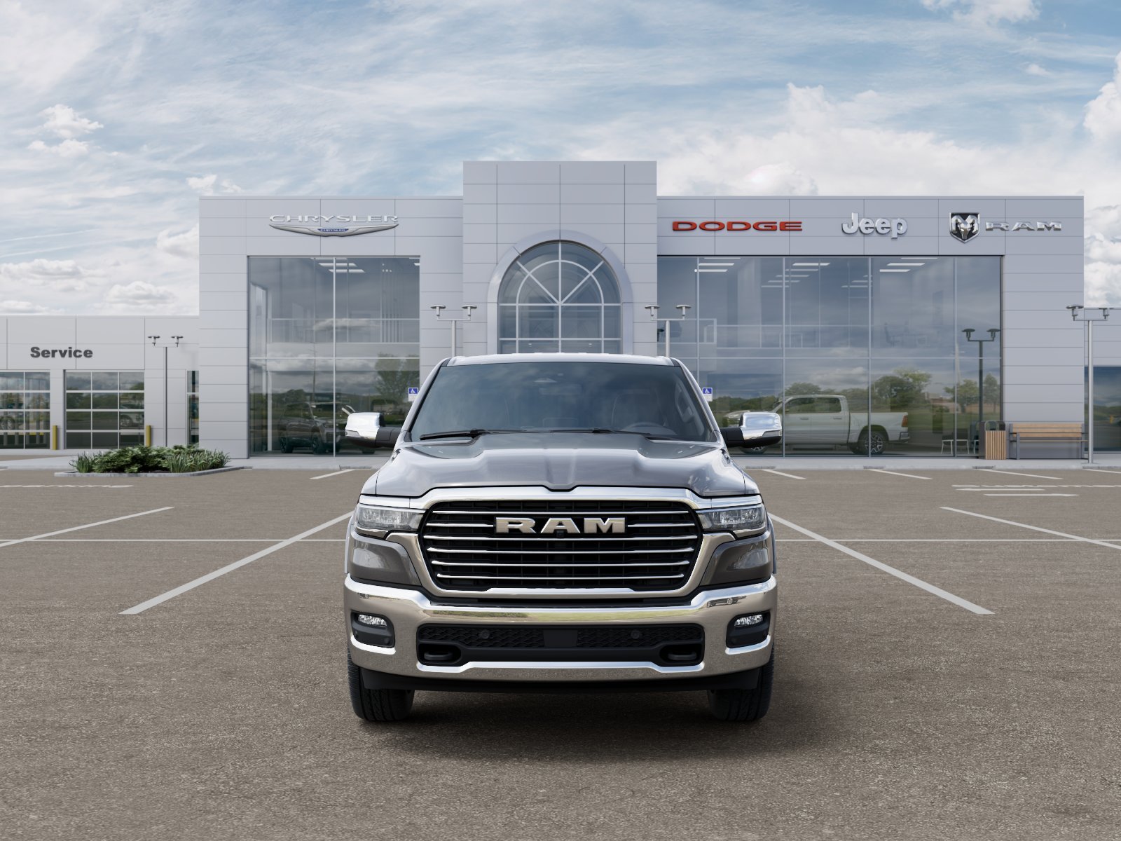 New 2026 Granite Crystal Metallic Clear-Coat Exterior Paint RAM Laramie image 33