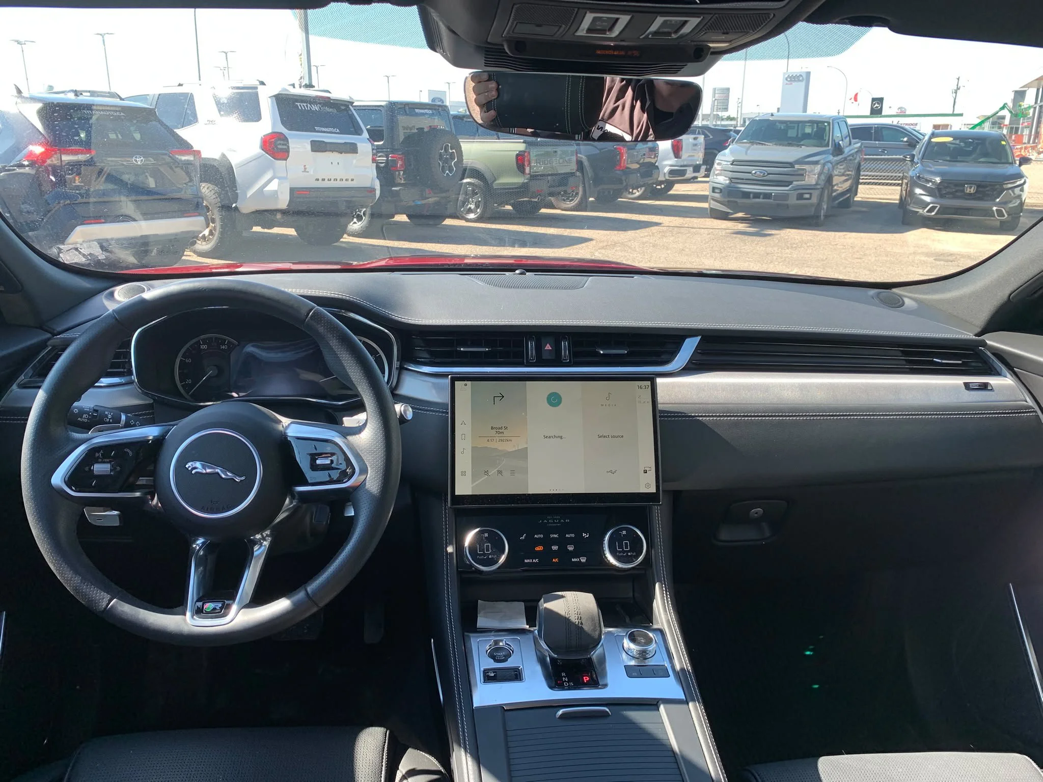 Certified Used 2023 Firenze Red Metallic Jaguar P250 R-Dynamic S AWD*Adaptive Cruise | Nav | Htd Leather | Pano Roof | Htd Wheel | Meridian Sound image 9