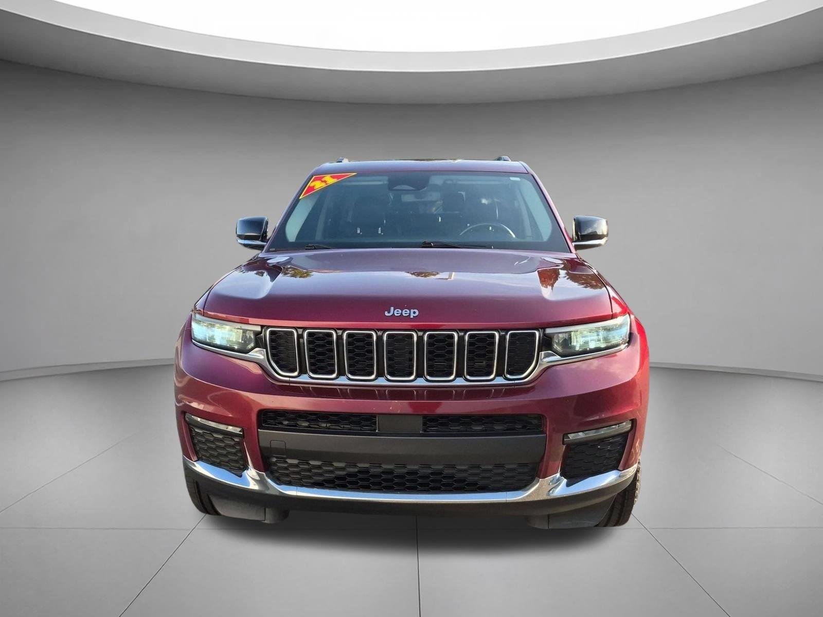 Used 2021 Velvet Red Pearlcoat Jeep Limited image 8