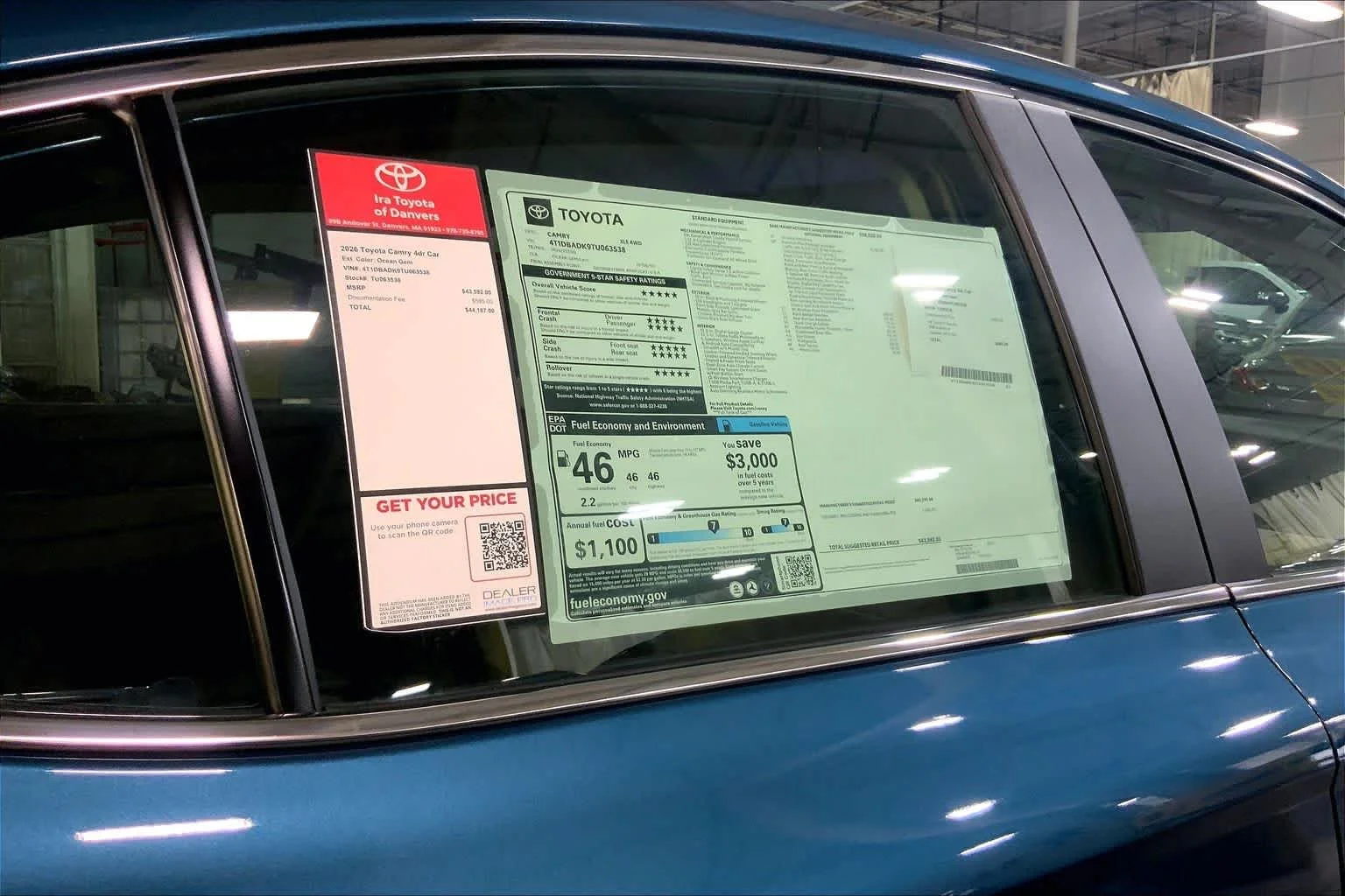 New 2026 Ocean Gem Toyota XLE image 21