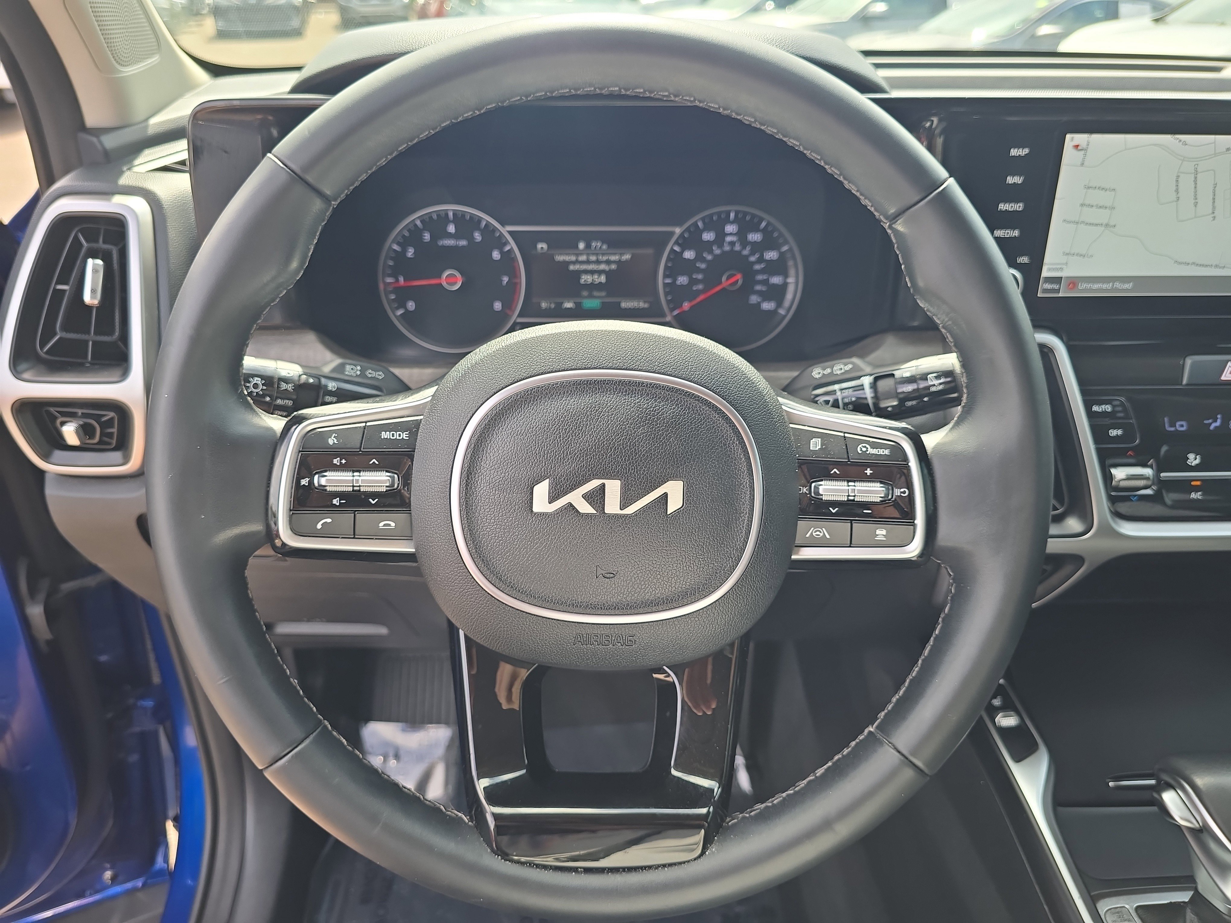 Certified Used 2022 Sapphire Blue Kia EX image 30