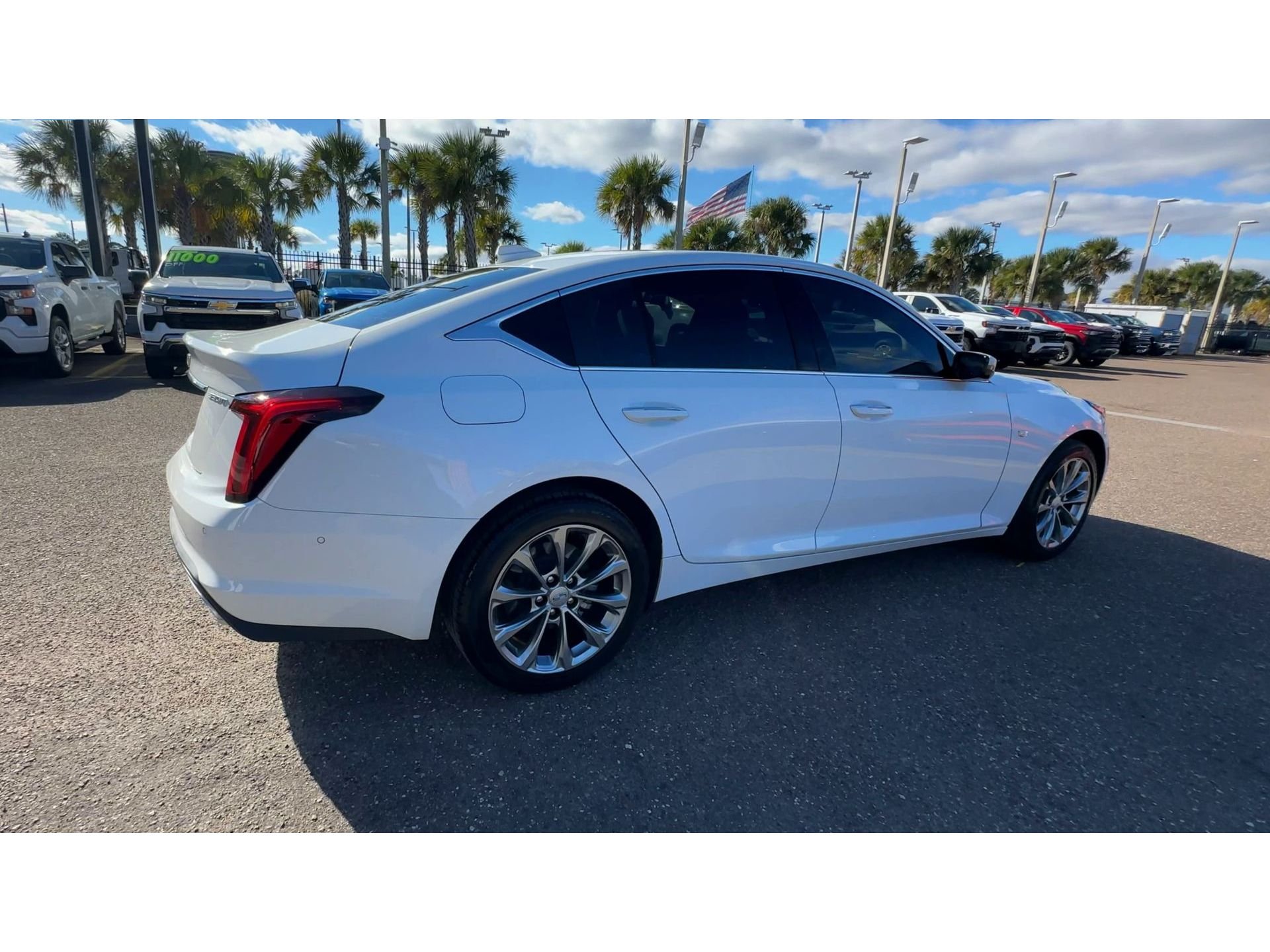 Used 2024 Summit White Cadillac Premium Luxury image 2