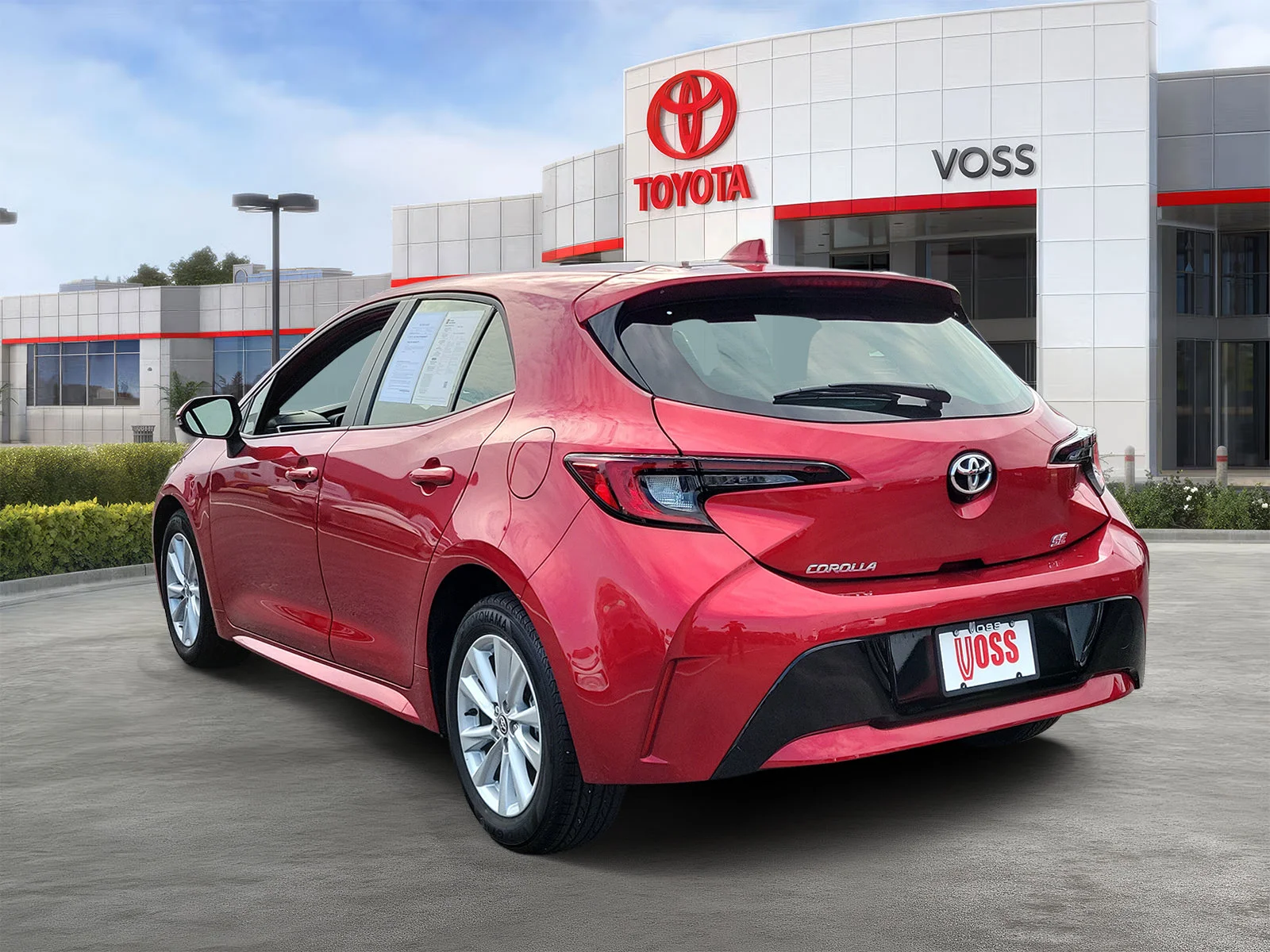 Certified Used 2025 RED Toyota SE image 3