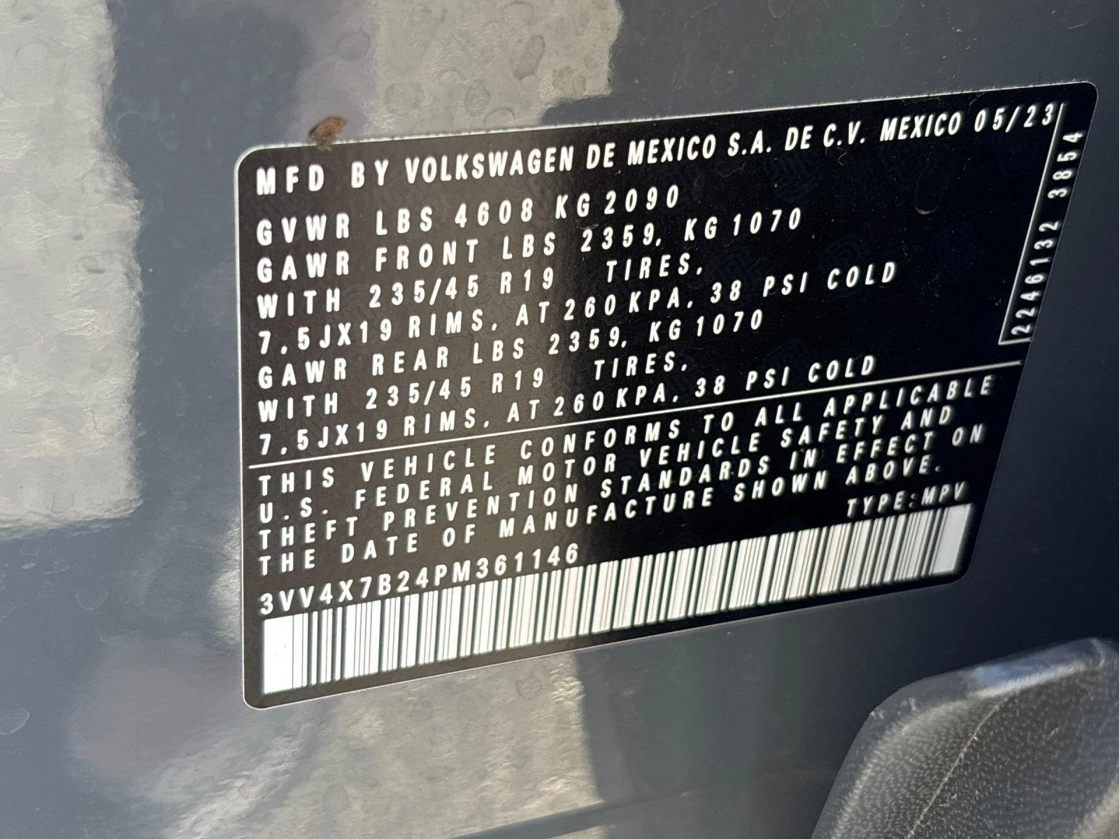 Certified Used 2023 Pure Gray Volkswagen SEL image 11