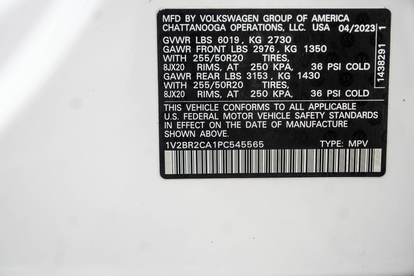 Used 2023 White Volkswagen SEL image 44