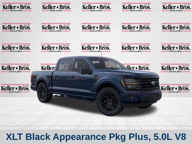 New 2026 Antimatter Blue Metallic Ford XLT image 1