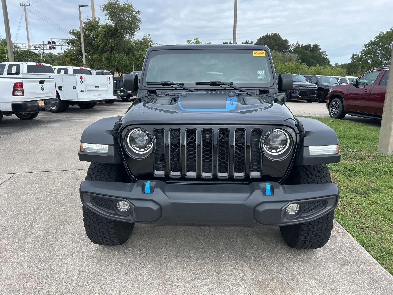 Used 2023 Black Clearcoat Jeep Rubicon 4xe image 8