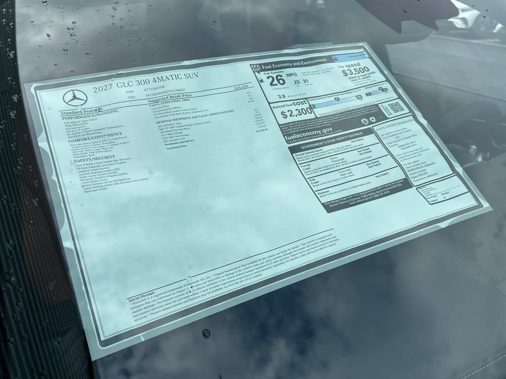 New 2027 Polar White Mercedes-Benz GLC 300 image 72