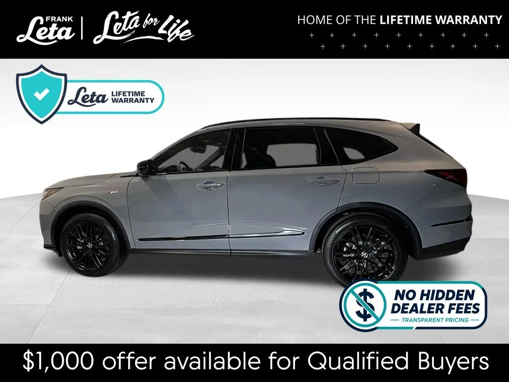 New 2026 Liquid Carbon Metallic Acura A-Spec Advance Package image 2