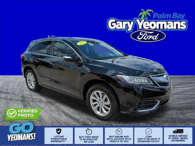 Used 2017 Crystal Black Pearl Acura Technology Package image 1
