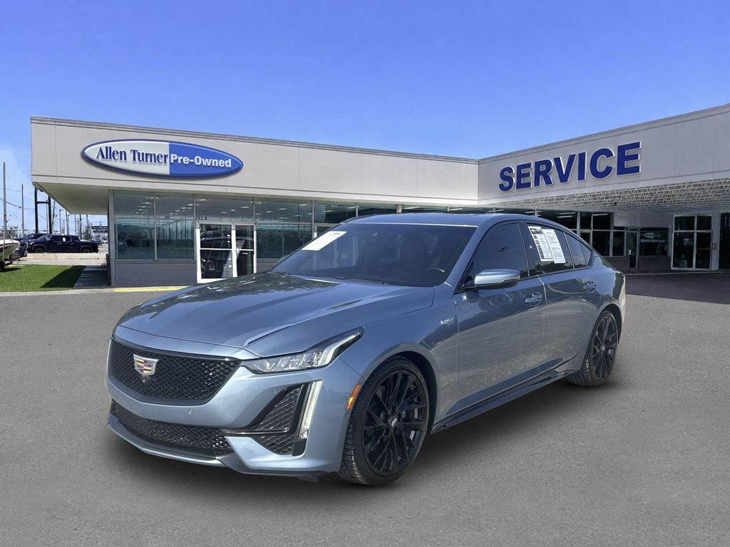 Used 2023 Midnight Steel Metallic Cadillac V-Series image 4