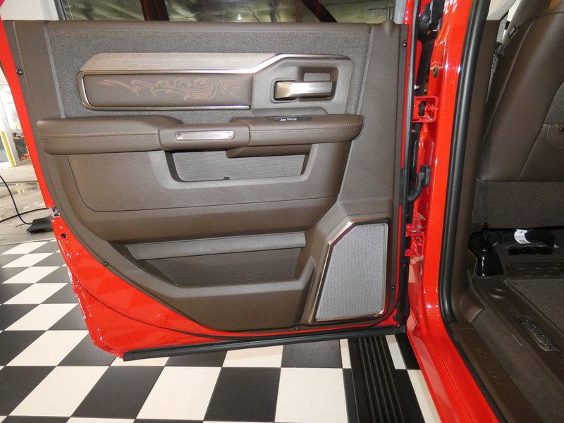 New 2026 Flame Red Clear-Coat Exterior Paint RAM Longhorn Mega Cab 6