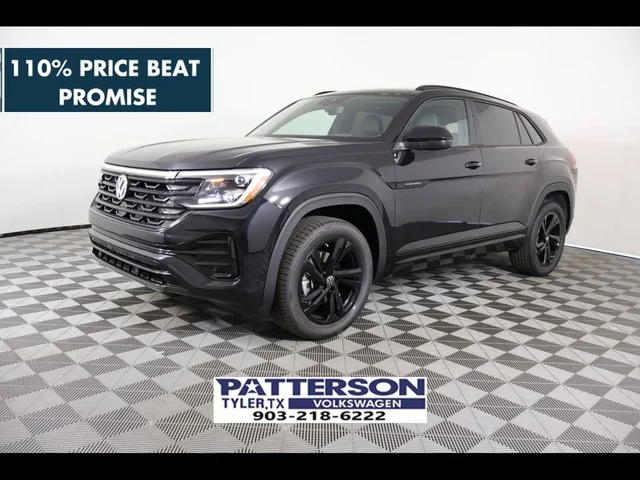 New 2026 Volkswagen Atlas Cross Sport 2.0T SEL R-Line Black
