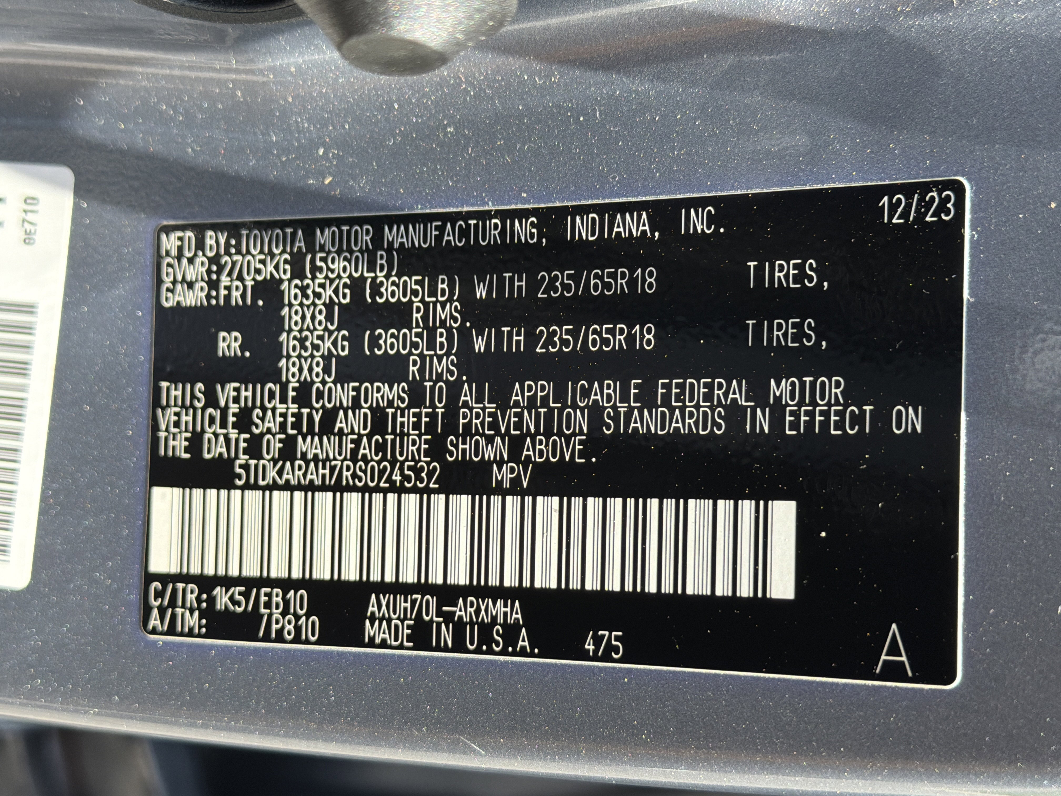 Used 2024 Moon Dust Toyota XLE image 34