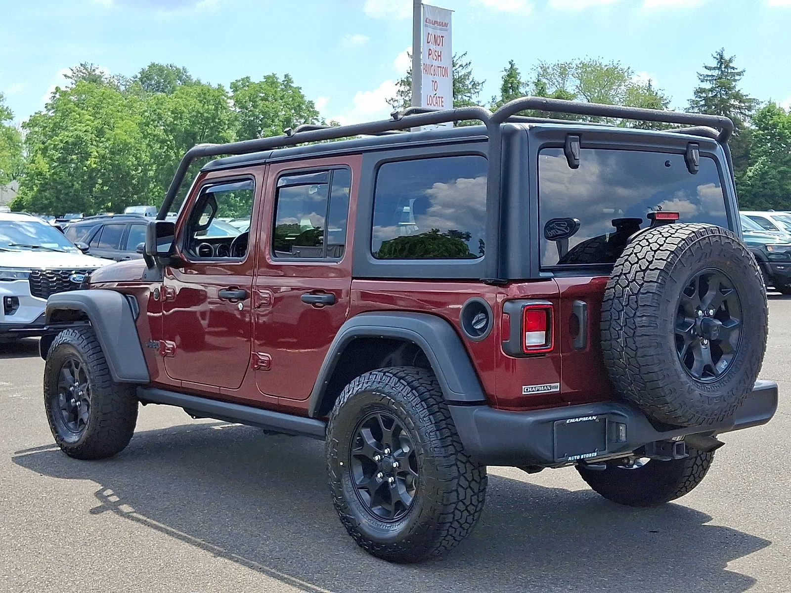 Used 2021 Snazzberry Pearlcoat Jeep Unlimited Willys image 4