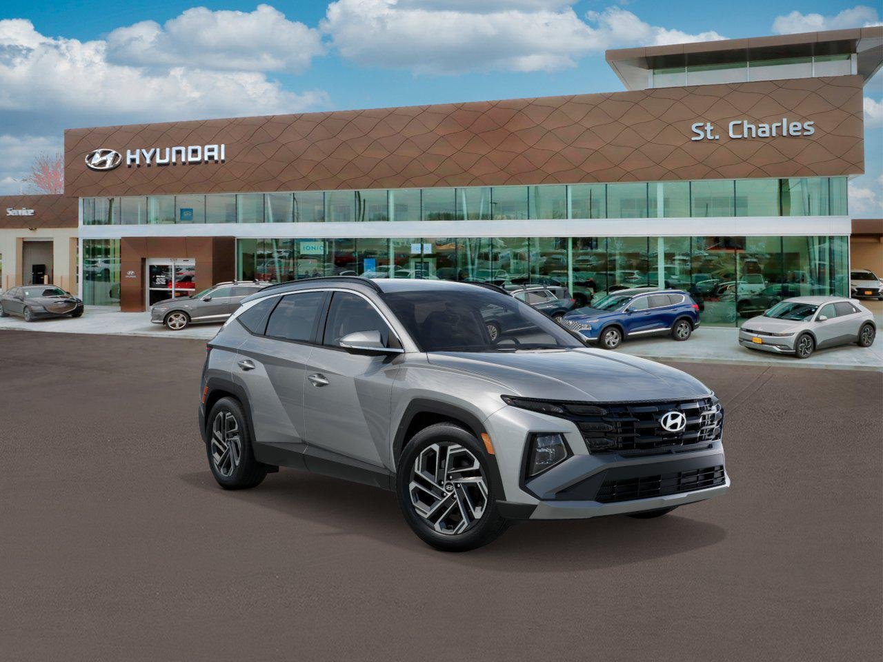 New 2026 Shimmering Silver Hyundai SEL AWD image 2
