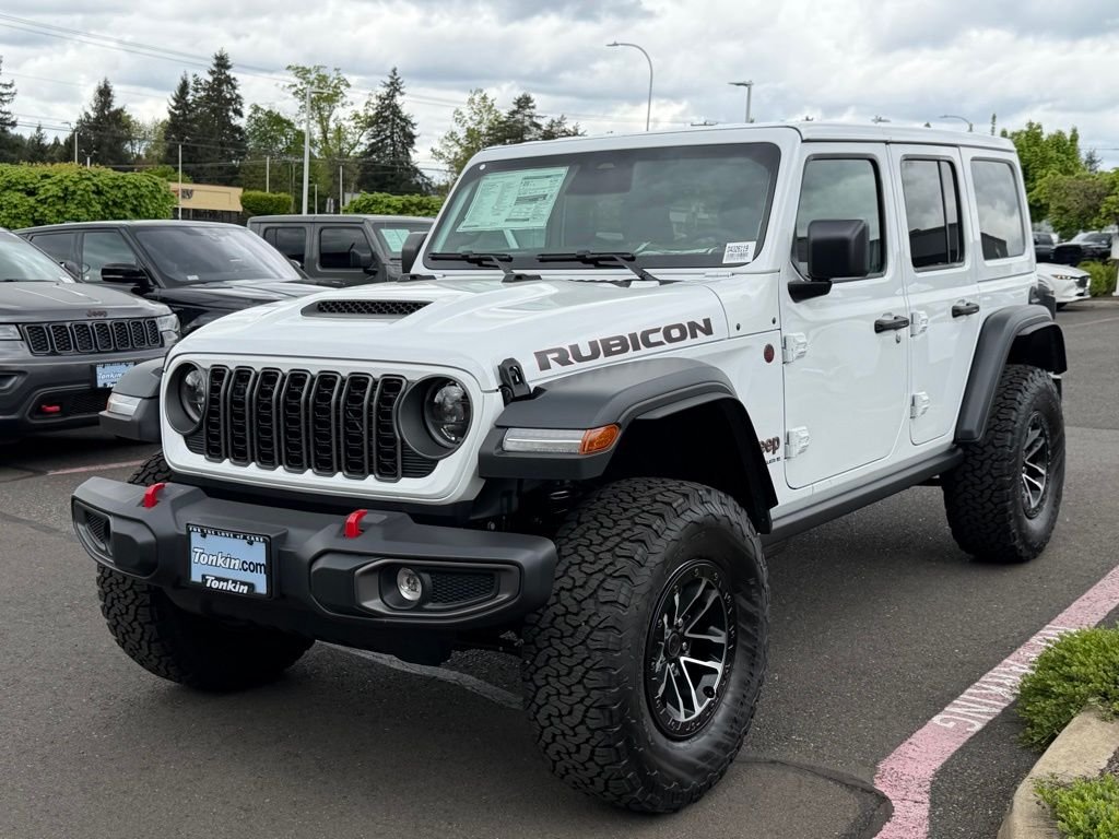 New 2026 Bright White Clear-Coat Exterior Paint Jeep Rubicon image 4