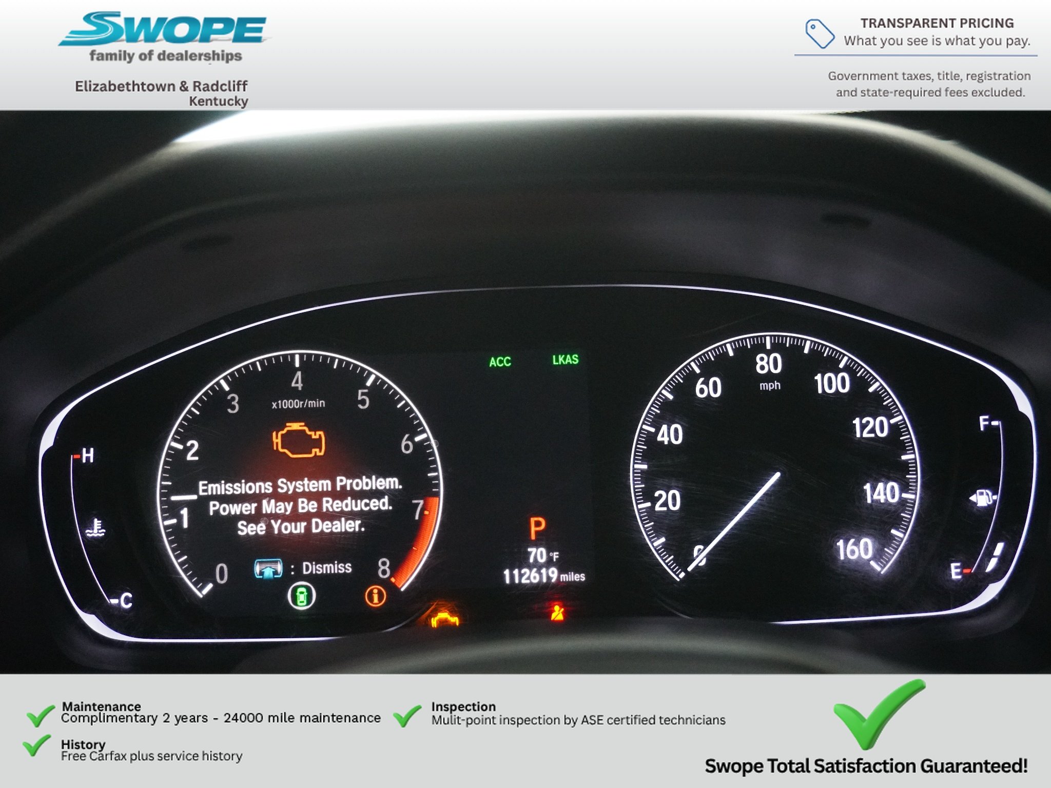 Used 2019 Platinum White Pearl Honda Touring 2.0T image 18