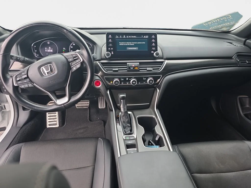 Certified Used 2022 Platinum White Pearl Honda 1.5T SPORT image 14