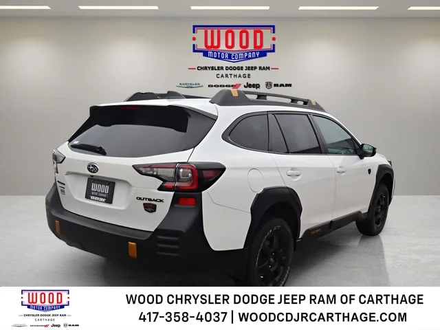 Used 2024 Crystal White Pearl Subaru Wilderness image 3
