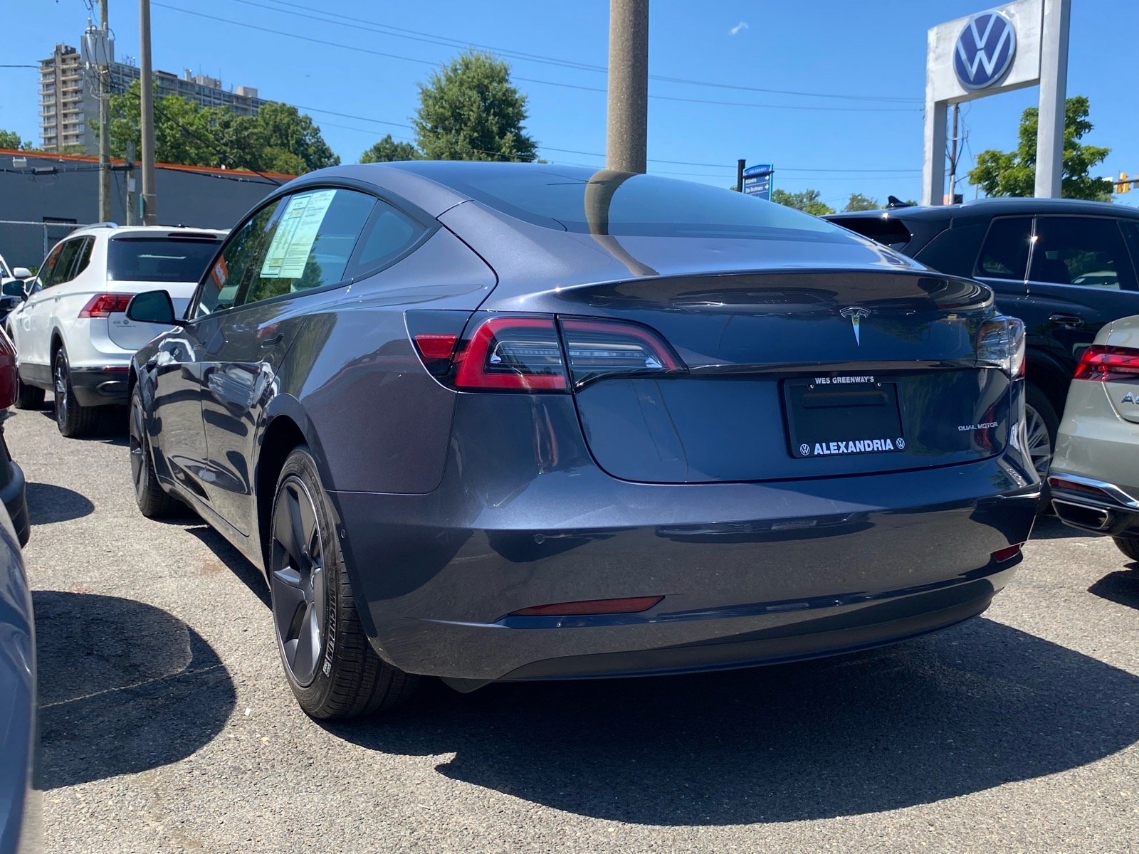 Used 2022 Gray Tesla Long Range image 3