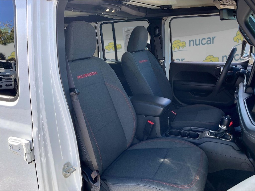 Used 2024 Bright White Clearcoat Jeep Rubicon image 10