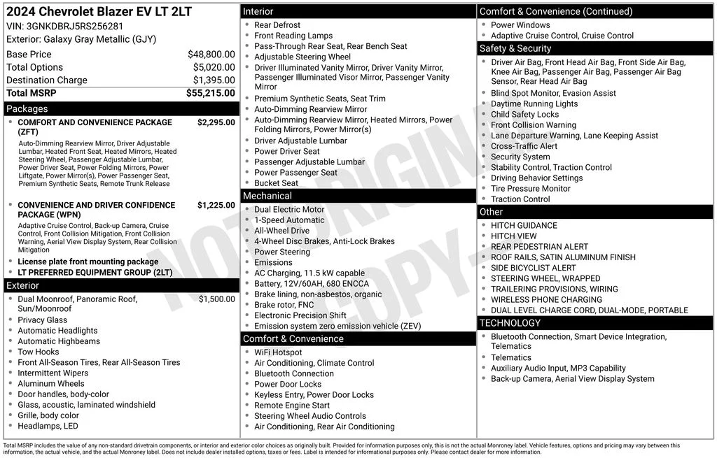 Used 2024 Gray Chevrolet LT image 51