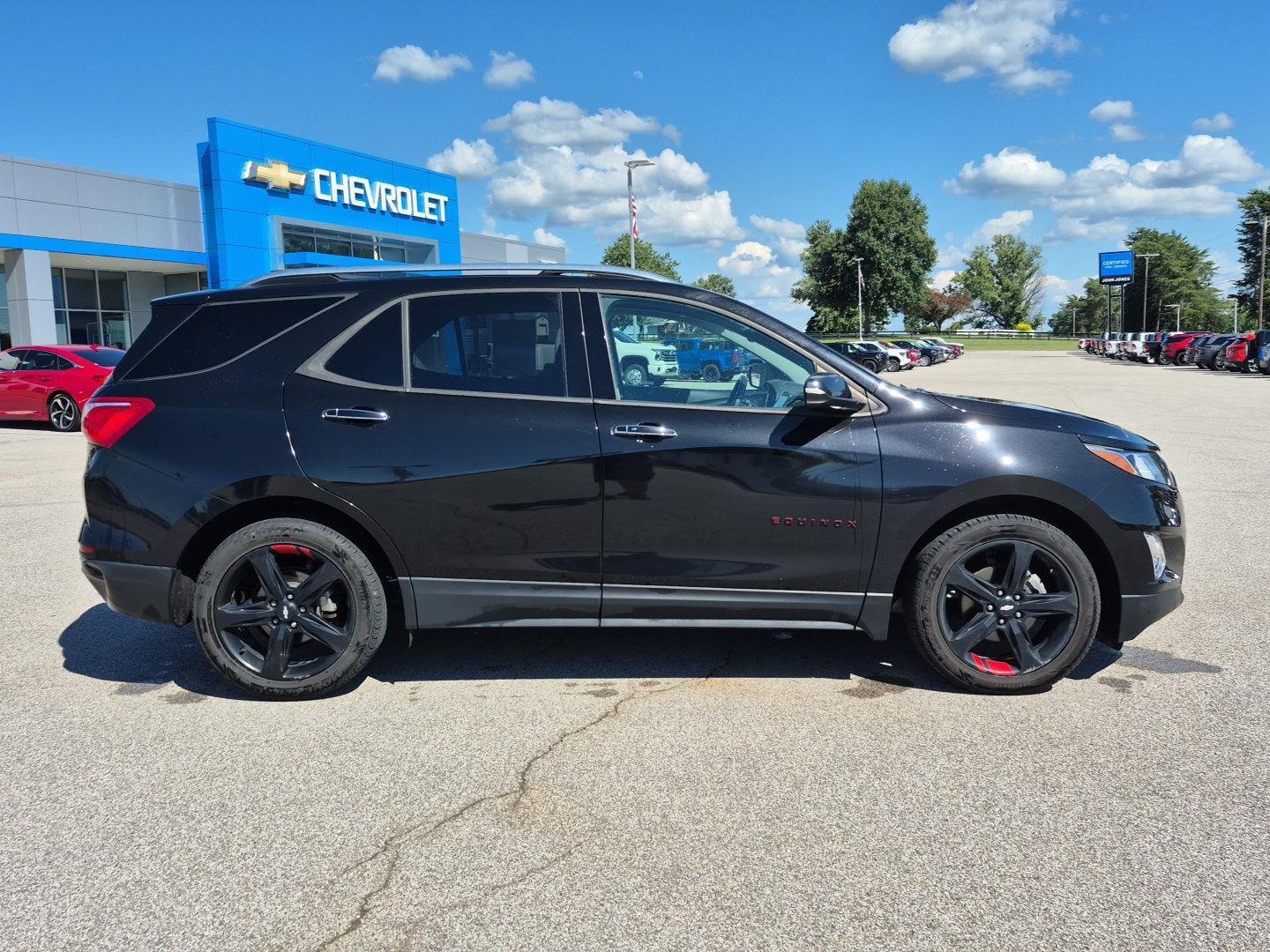 Used 2020 Chevrolet Equinox Premier with VIN 2GNAXNEVXL6281227 for sale in Corydon, IN