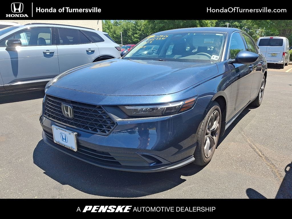 Certified Used 2023 Canyon River Blue Metallic Honda 1.5T EX image 1