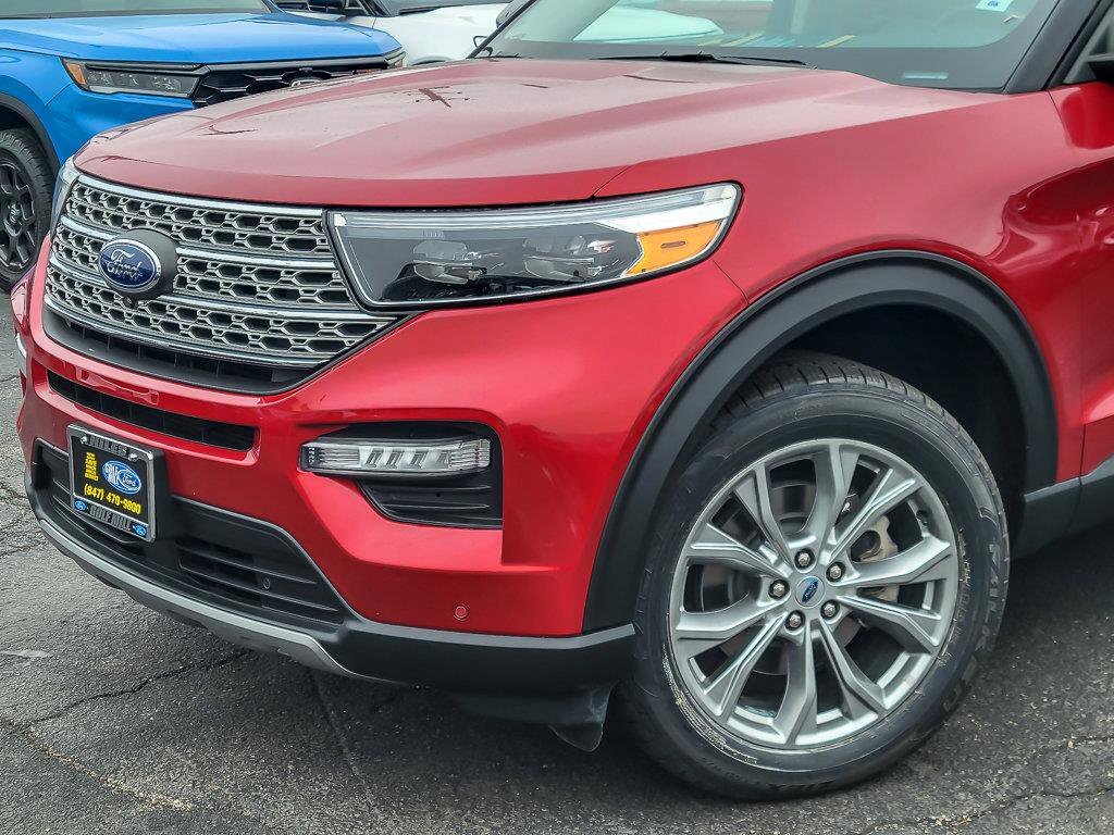 Used 2024 Rapid Red Metallic Tinted Clearcoat Ford Limited image 3