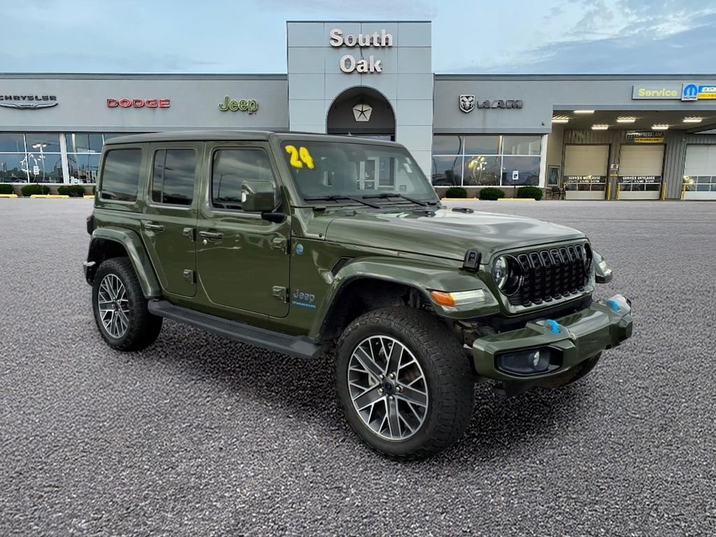 Used 2024 Green Jeep High Altitude 4xe image 1