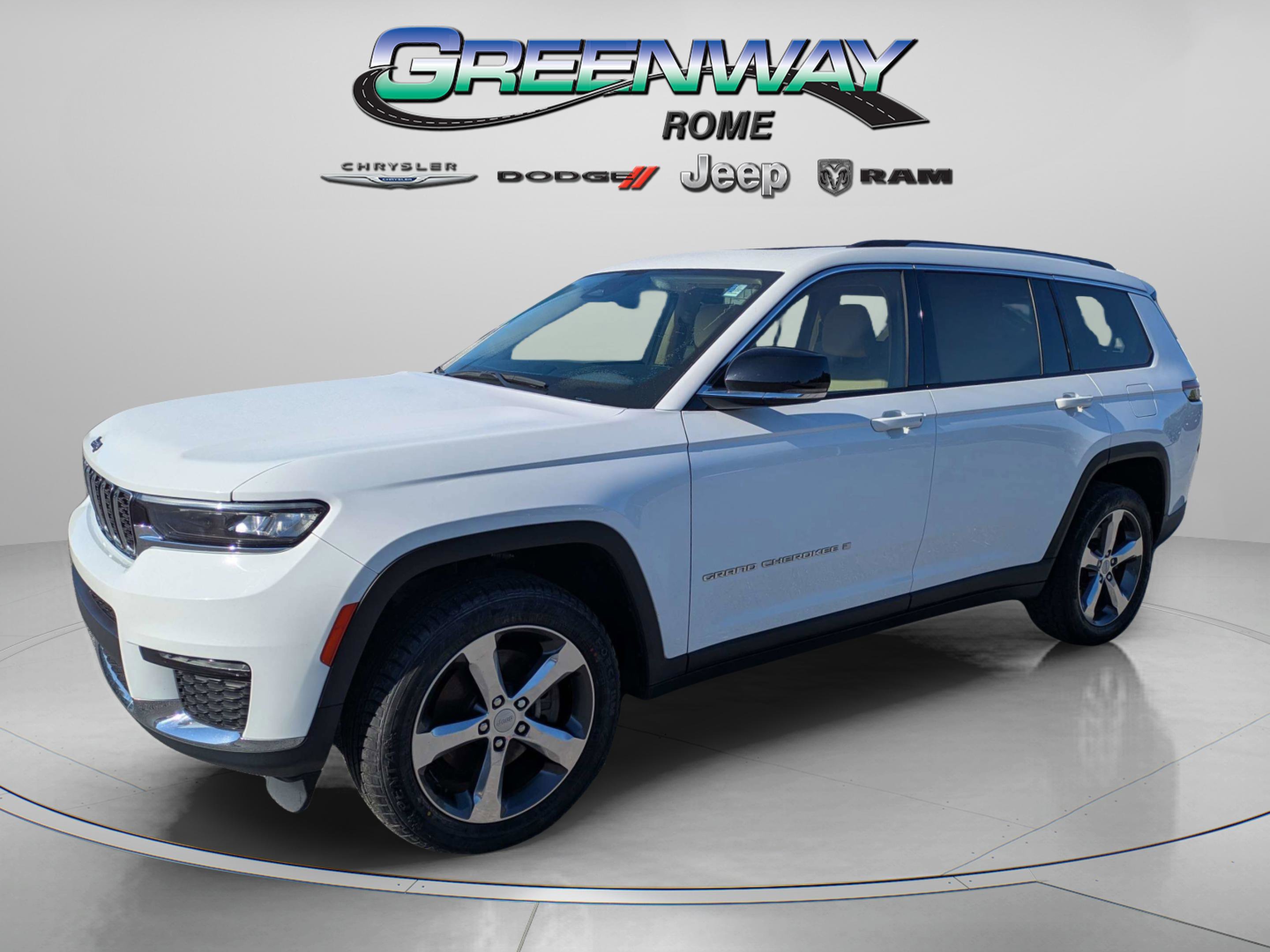 Used 2021 Bright White Clearcoat Jeep Limited image 4