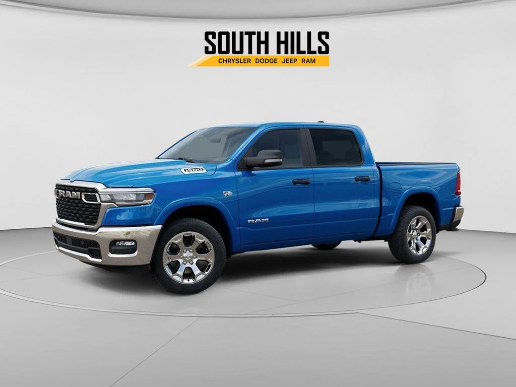 New 2026 Hydro Blue Pearl-Coat Exterior Paint RAM Big Horn/Lone Star image 2