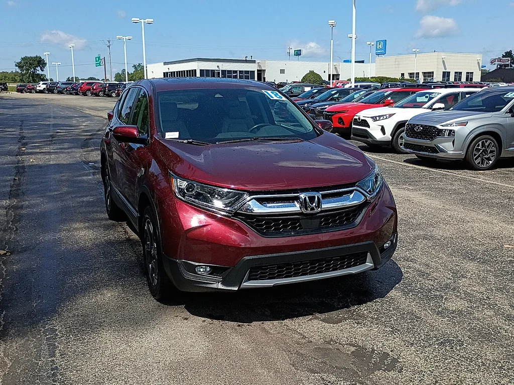 Certified Used 2018 RED Honda EX-L image 1