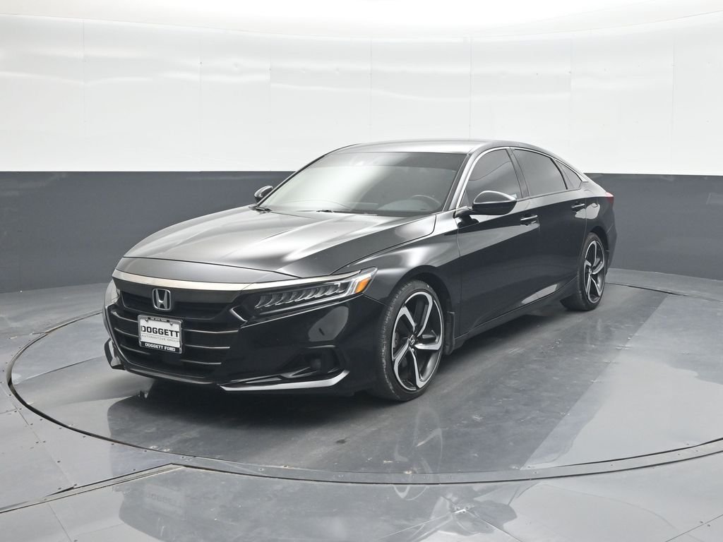 Used 2021 Black Honda Sport Special Edition image 1