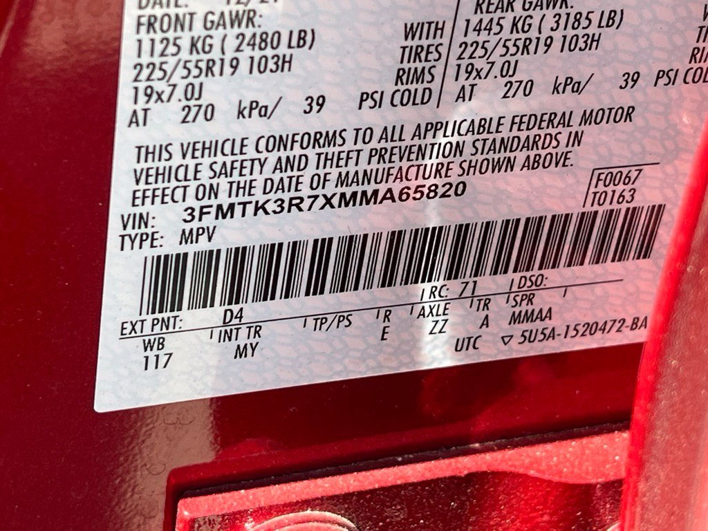 Used 2021 Red Ford Premium image 19