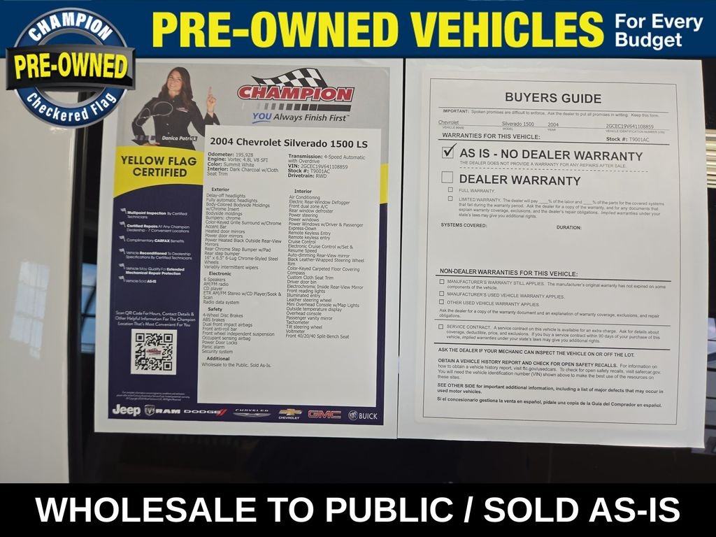 Used 2004 Summit White Chevrolet LS image 36