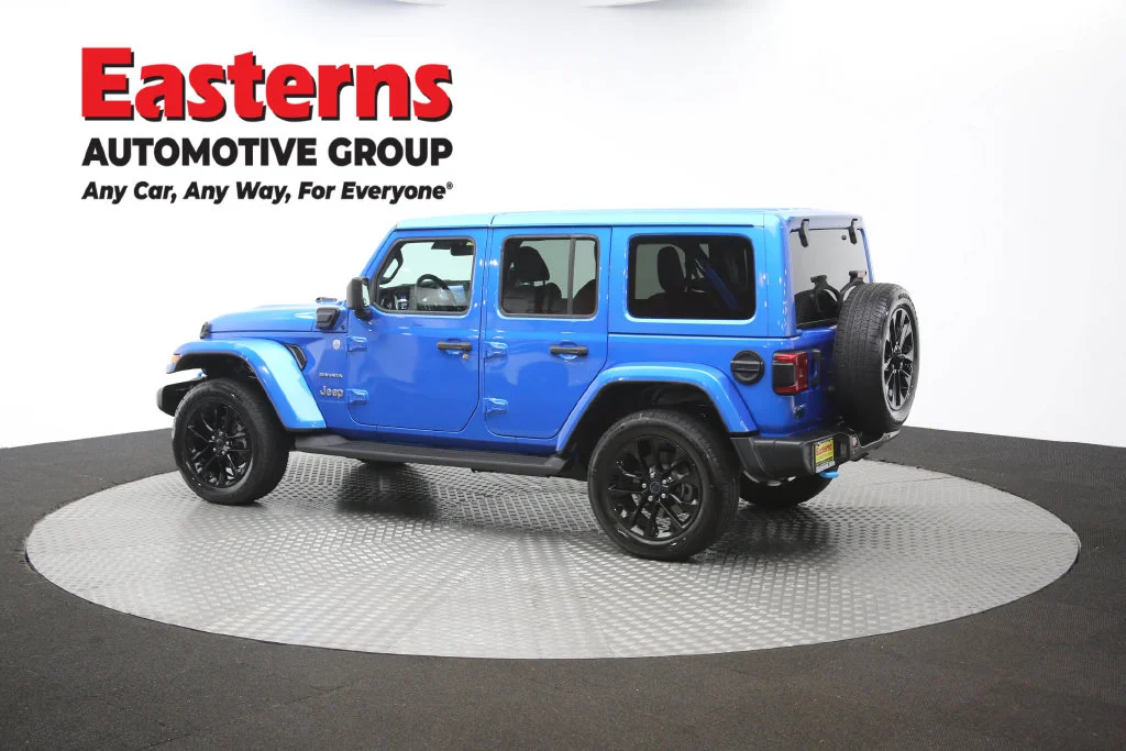Used 2024 Blue Jeep Sahara 4xe image 64