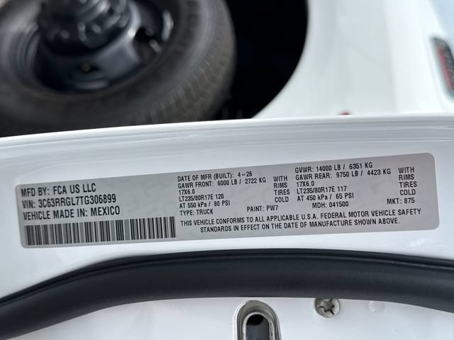 New 2026 Bright White Clear-Coat Exterior Paint RAM Tradesman image 19