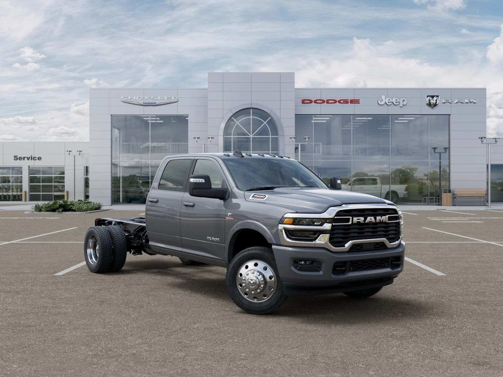 New 2026 Ceramic Gray Clear-Coat Exterior Paint RAM Laramie image 77