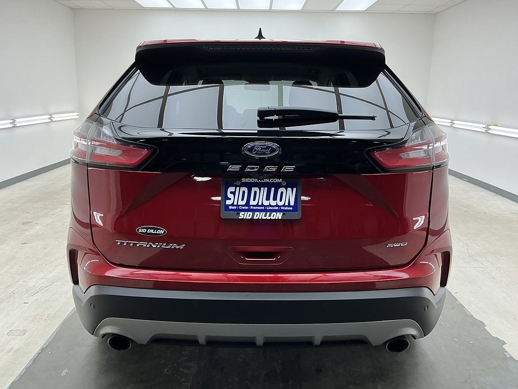 Certified Used 2021 Rapid Red Metallic Tinted Clearcoat Ford Titanium image 5