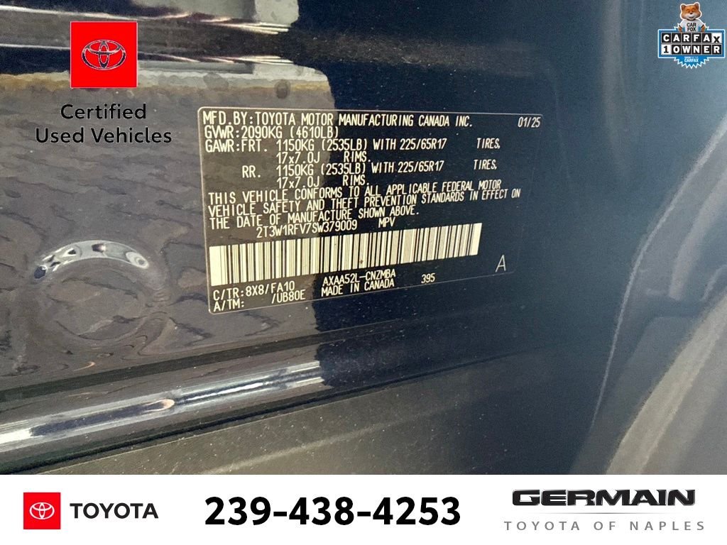Certified Used 2025 Blue Toyota XLE image 23