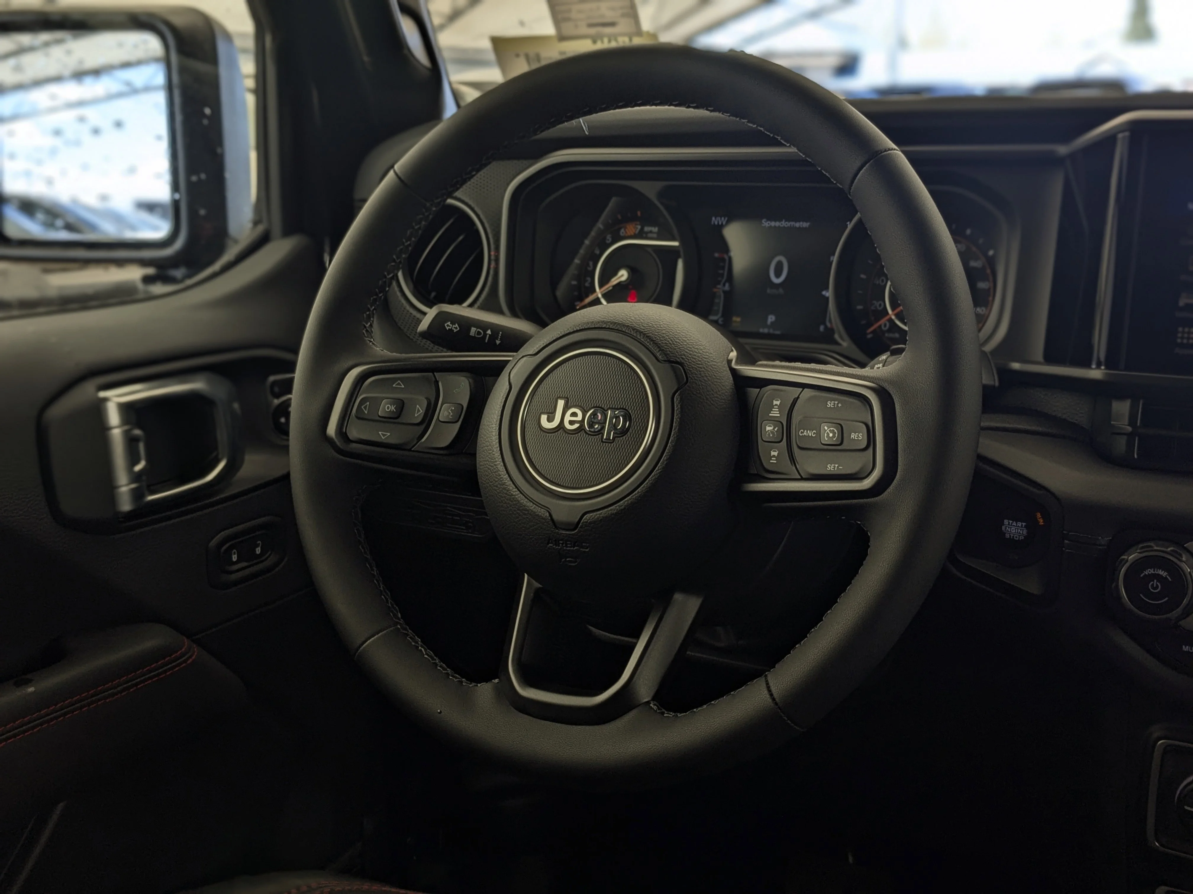 New 2026 Black Jeep Rubicon - - 3.6L V6 - Nappa Leather - 3-Pc Hardtop - Steel Perf Hood - Safety & Conv Grps & More! image 14
