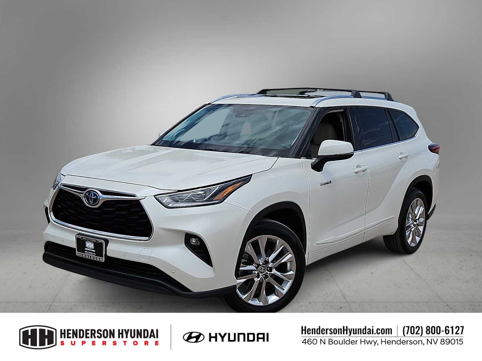 Used 2021 Blizzard Pearl Toyota Hybrid Limited image 1