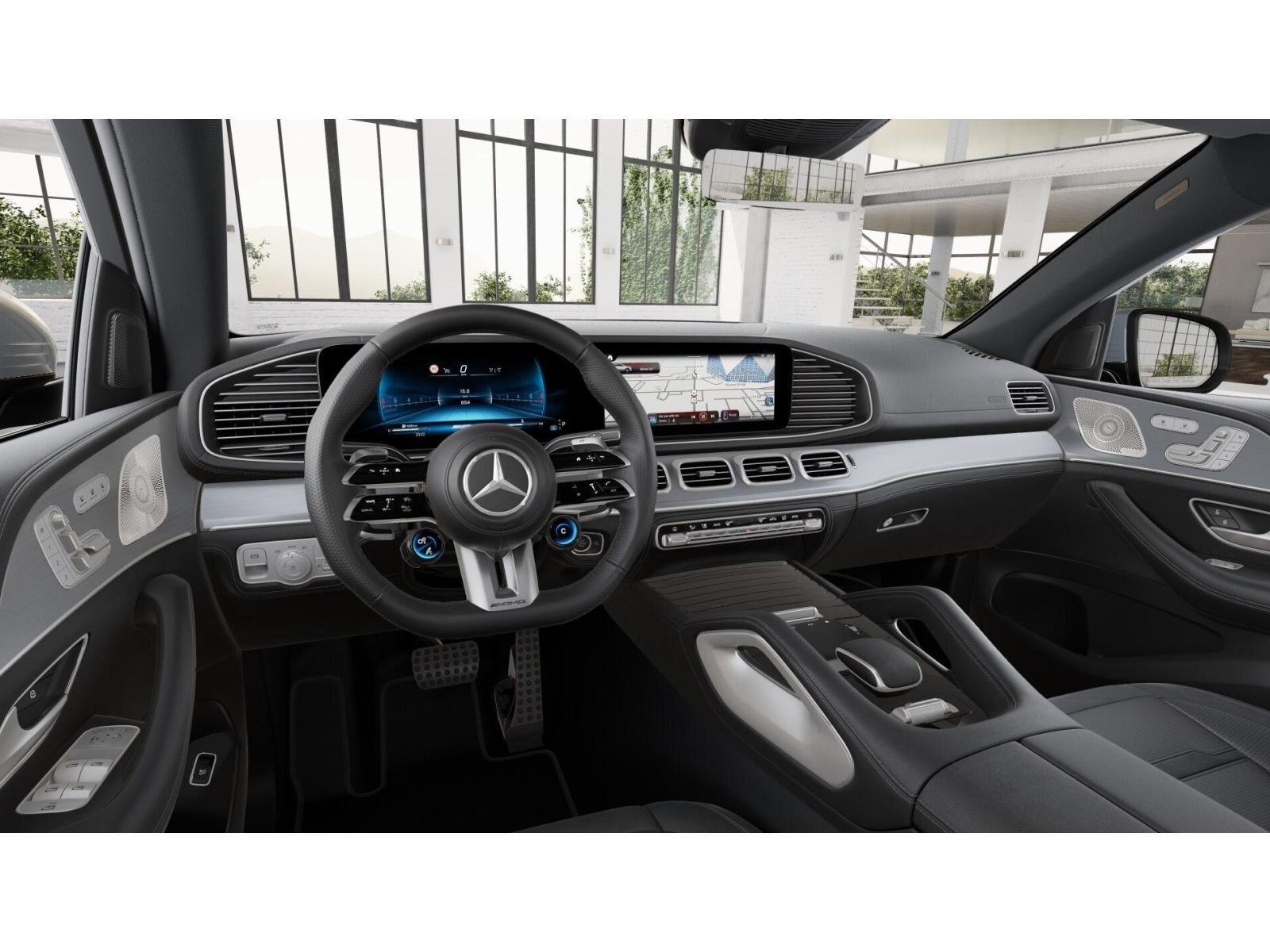 New 2026 Cirrus Silver Metallic Mercedes-Benz AMG® GLE 53 4MATIC+ Coupe image 3