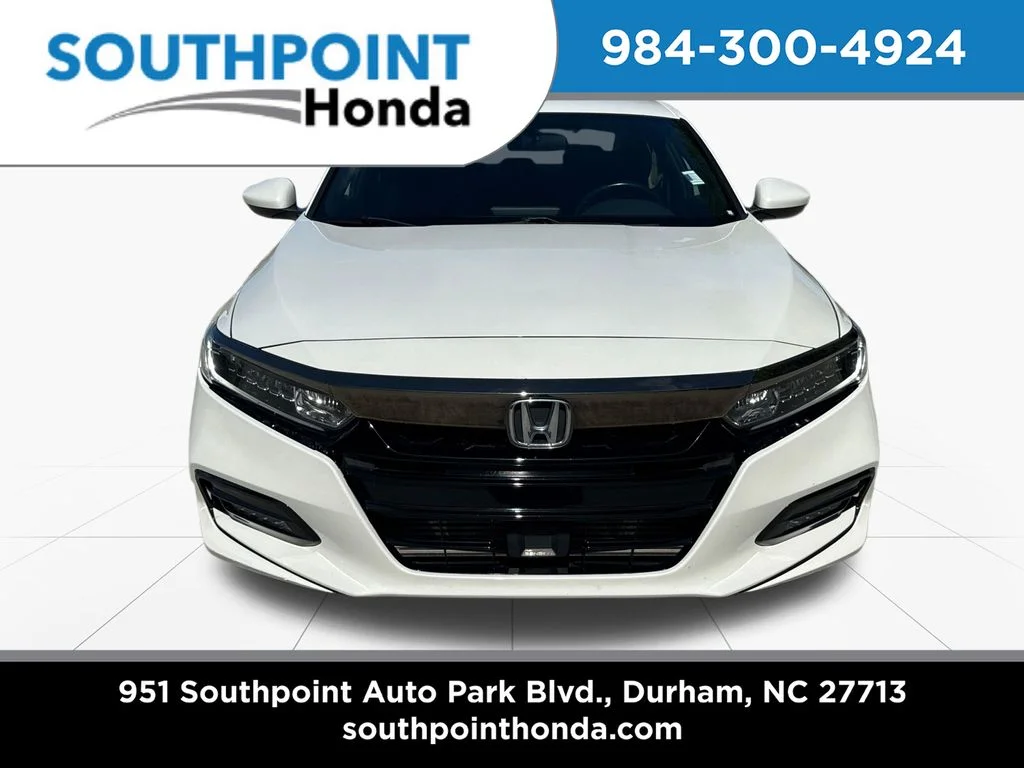 Certified Used 2019 Platinum White Pearl Honda Sport image 2