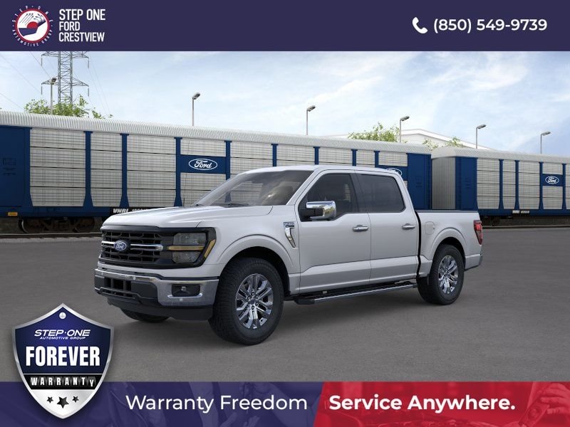 New 2026 Iconic Silver Metallic Ford XLT image 1