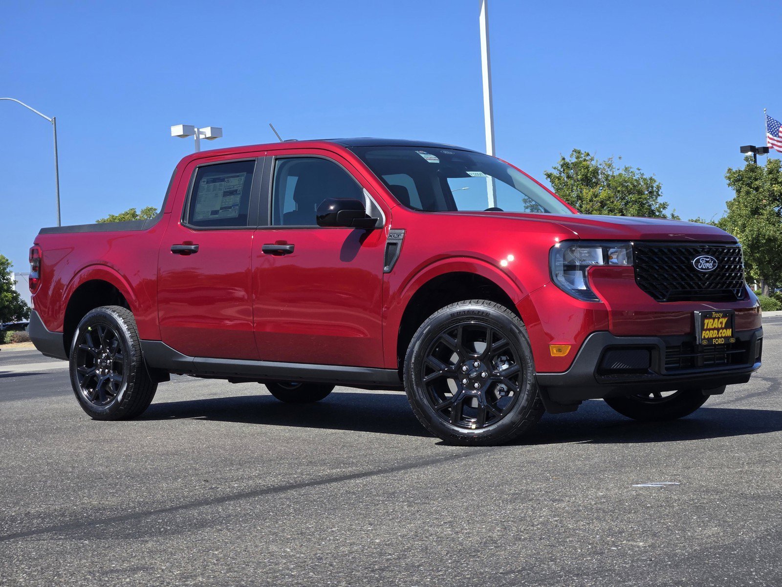 New 2026 Ruby Red Metallic Tinted Clearcoat Ford XLT image 1