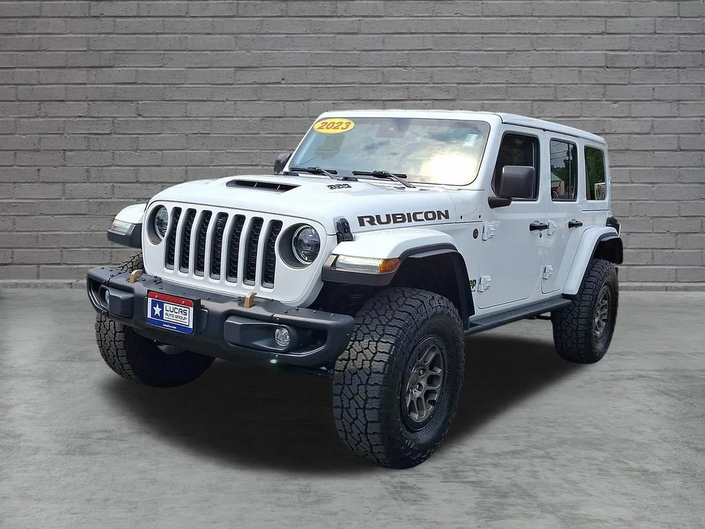Used 2023 Bright White Clearcoat Jeep Rubicon 392 image 5